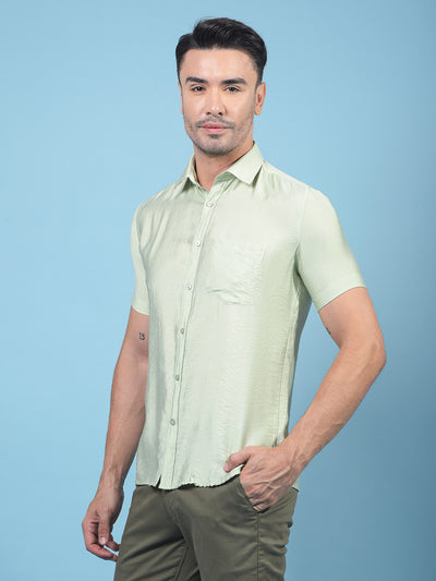 Green Shirt-Men Shirts-Crimsoune Club