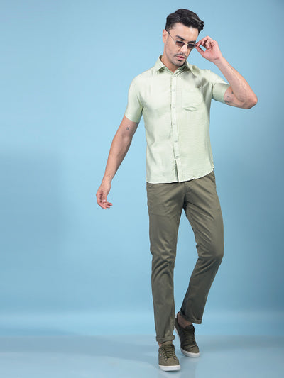 Green Shirt-Men Shirts-Crimsoune Club