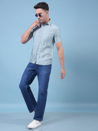 Blue Shirt-Men Shirts-Crimsoune Club