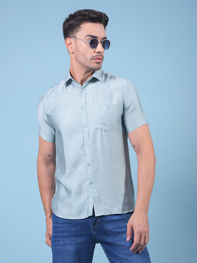 Blue Shirt-Men Shirts-Crimsoune Club