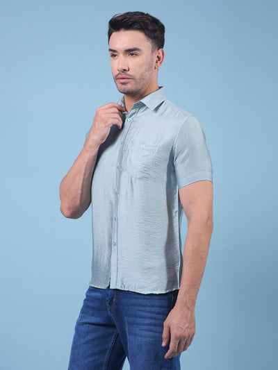 Blue Shirt-Men Shirts-Crimsoune Club