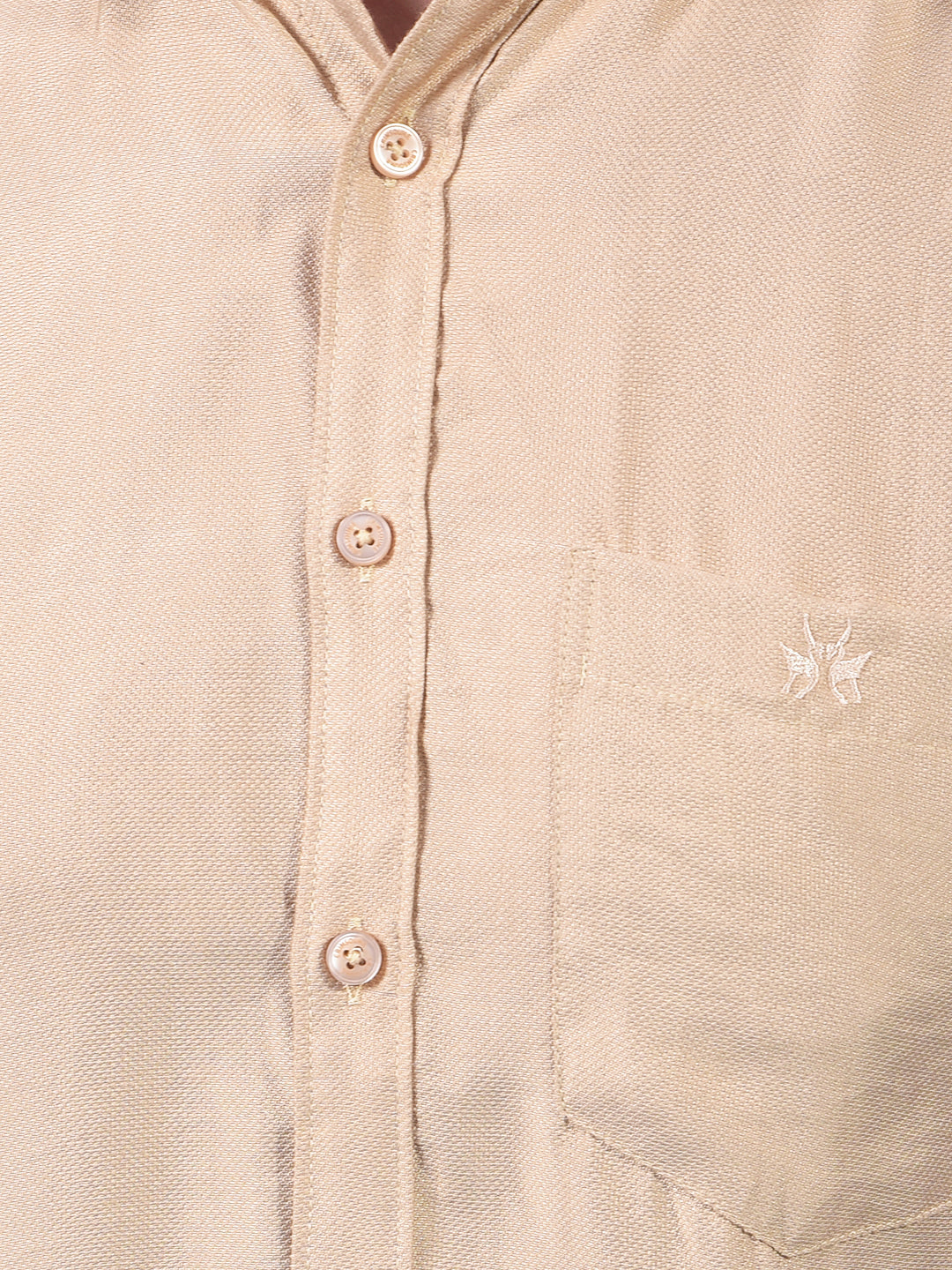 Beige Shirt-Men Shirts-Crimsoune Club