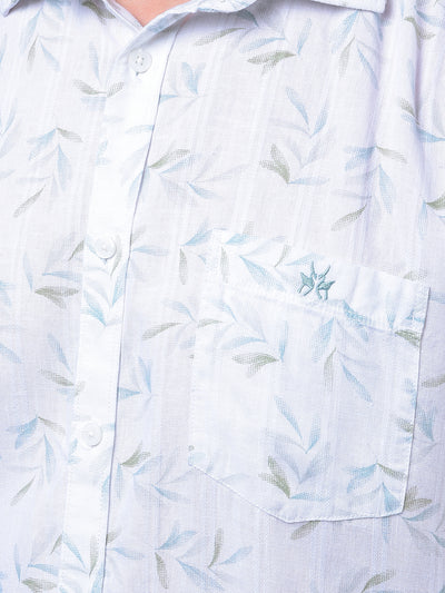 Multi-Color Floral Print Shirt-Men Shirts-Crimsoune Club