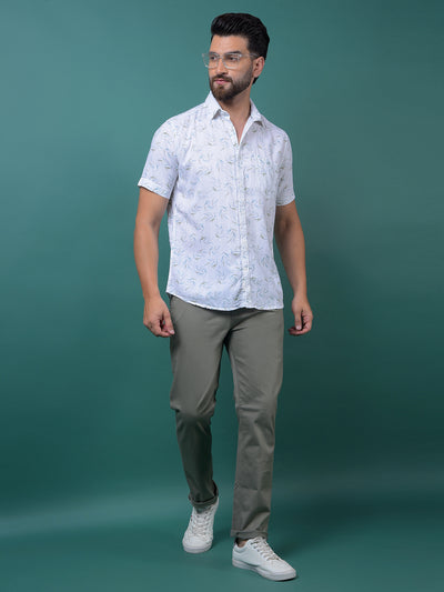 Multi-Color Floral Print Shirt-Men Shirts-Crimsoune Club