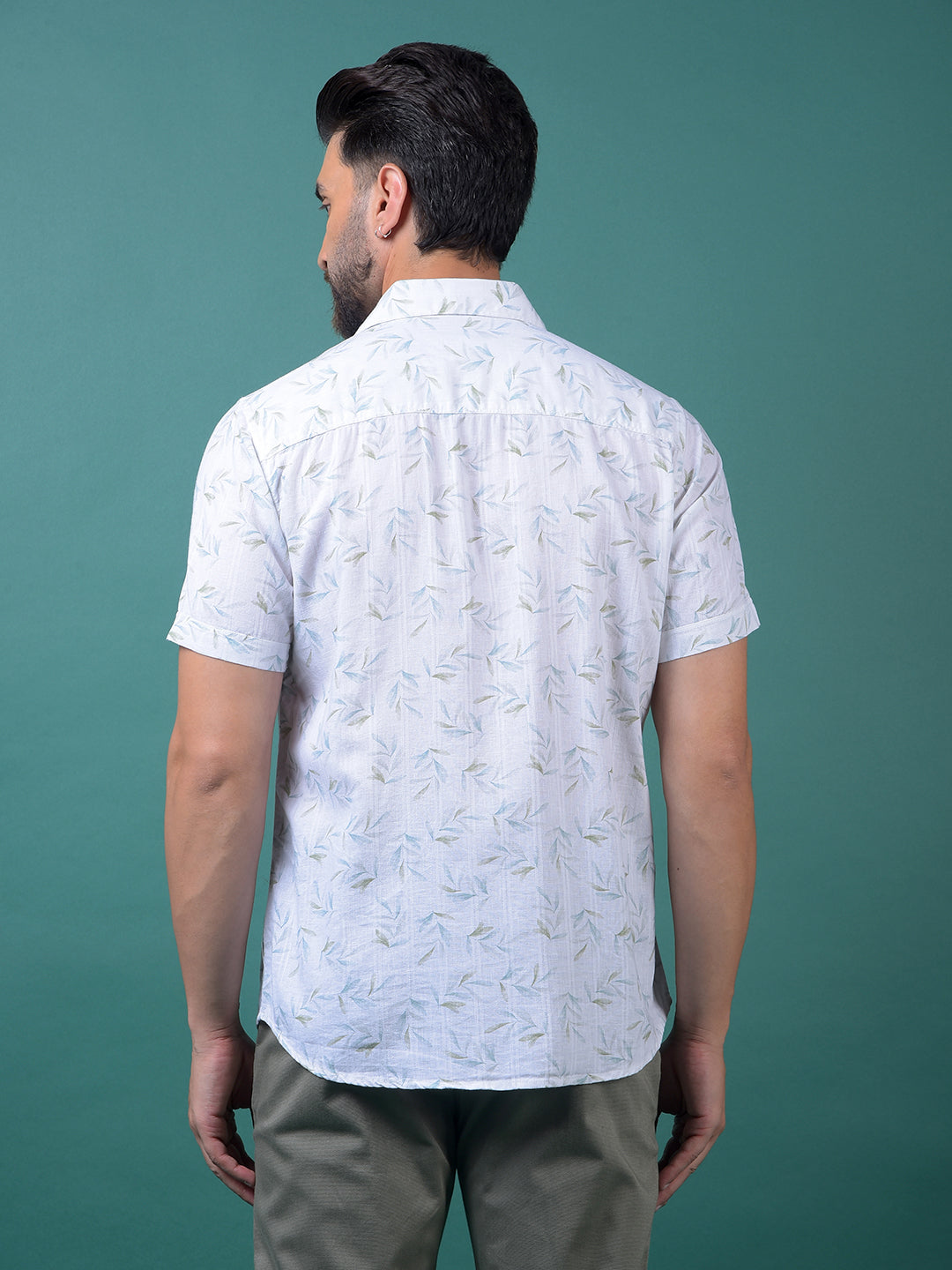 Multi-Color Floral Print Shirt-Men Shirts-Crimsoune Club