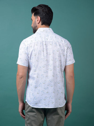 Multi-Color Floral Print Shirt-Men Shirts-Crimsoune Club