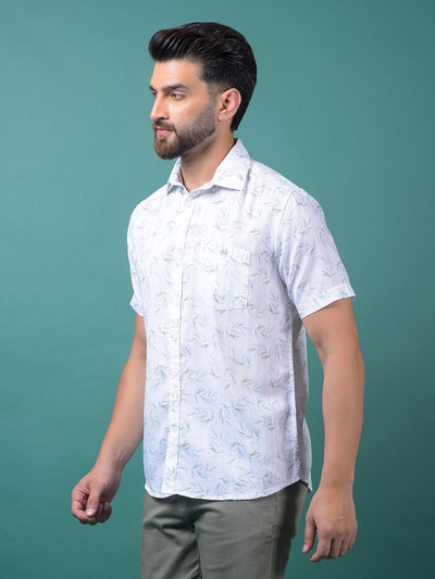 Multi-Color Floral Print Shirt-Men Shirts-Crimsoune Club