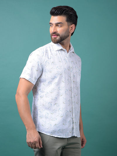 Multi-Color Floral Print Shirt-Men Shirts-Crimsoune Club