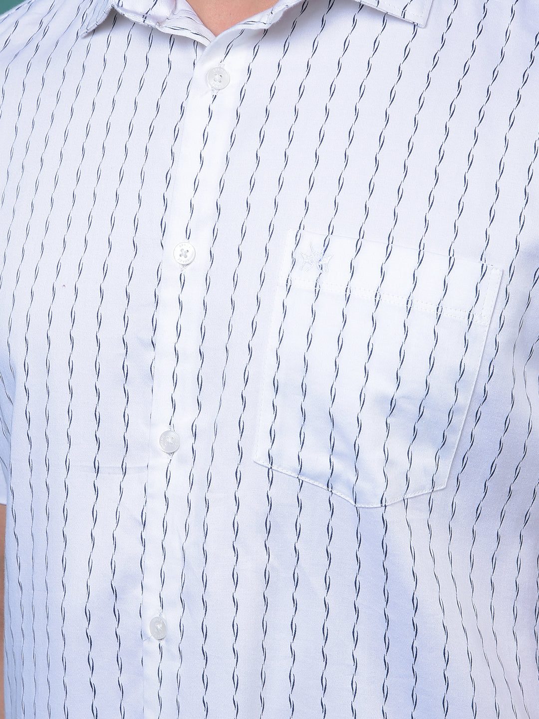 White Printed Shirt-Men Shirts-Crimsoune Club