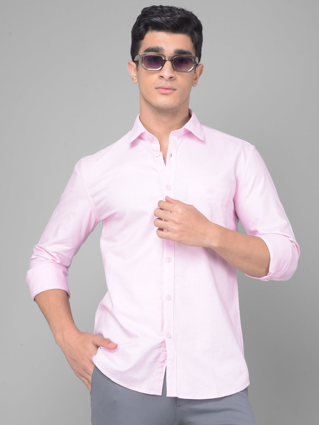 Pink Shirt-Men Shirts-Crimsoune Club