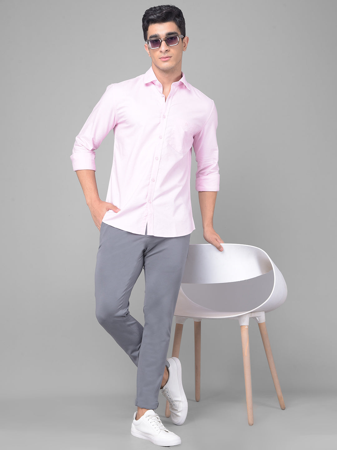 Pink Shirt-Men Shirts-Crimsoune Club