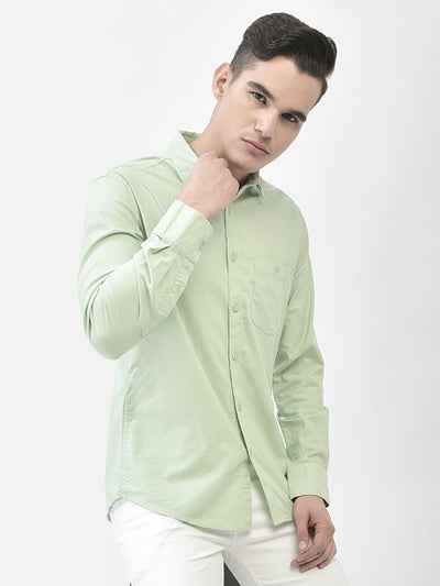 Green Shirt-Men Shirts-Crimsoune Club