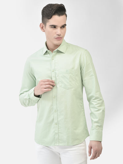 Green Shirt-Men Shirts-Crimsoune Club