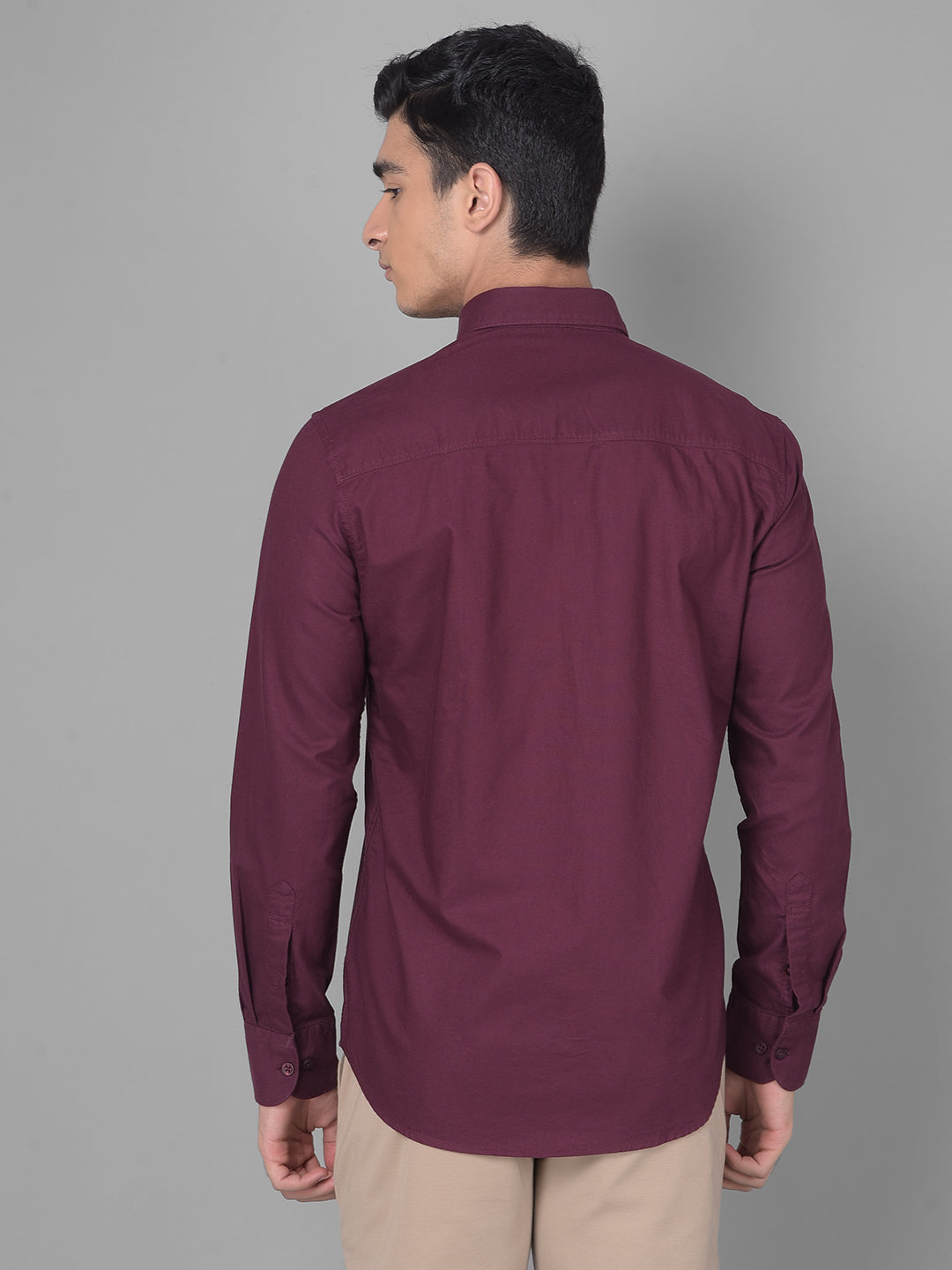 Maroon Shirt-Men Shirts-Crimsoune Club