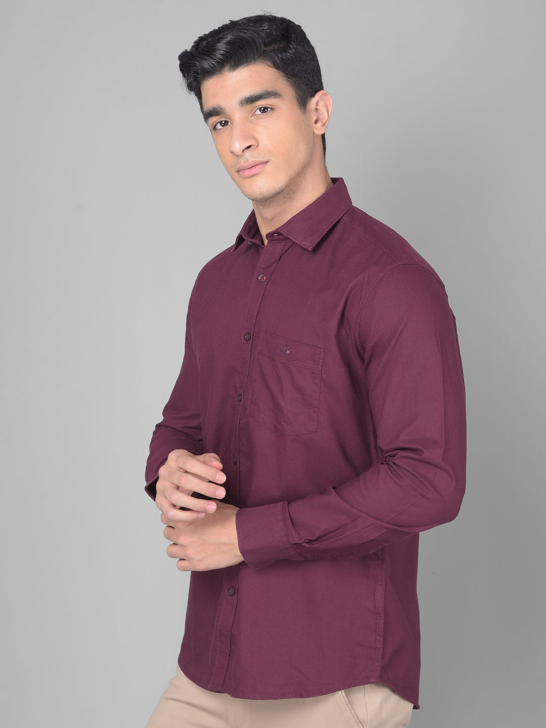 Maroon Shirt-Men Shirts-Crimsoune Club