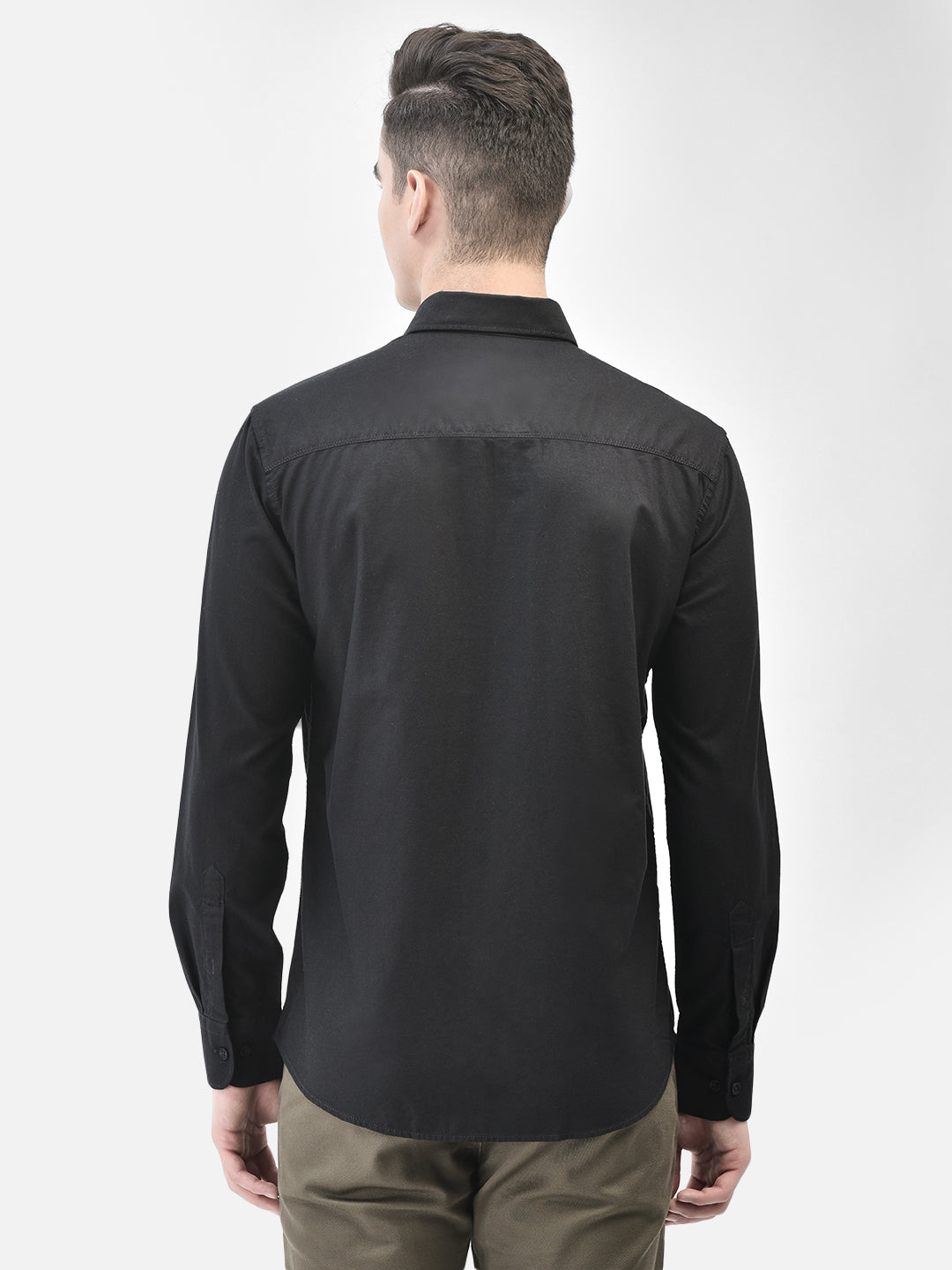 Black Shirt-Men Shirts-Crimsoune Club