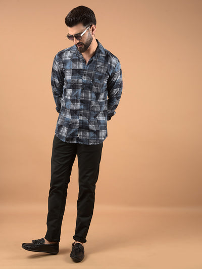 Green Printed Shirt-Men Shirts-Crimsoune Club
