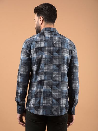 Green Printed Shirt-Men Shirts-Crimsoune Club