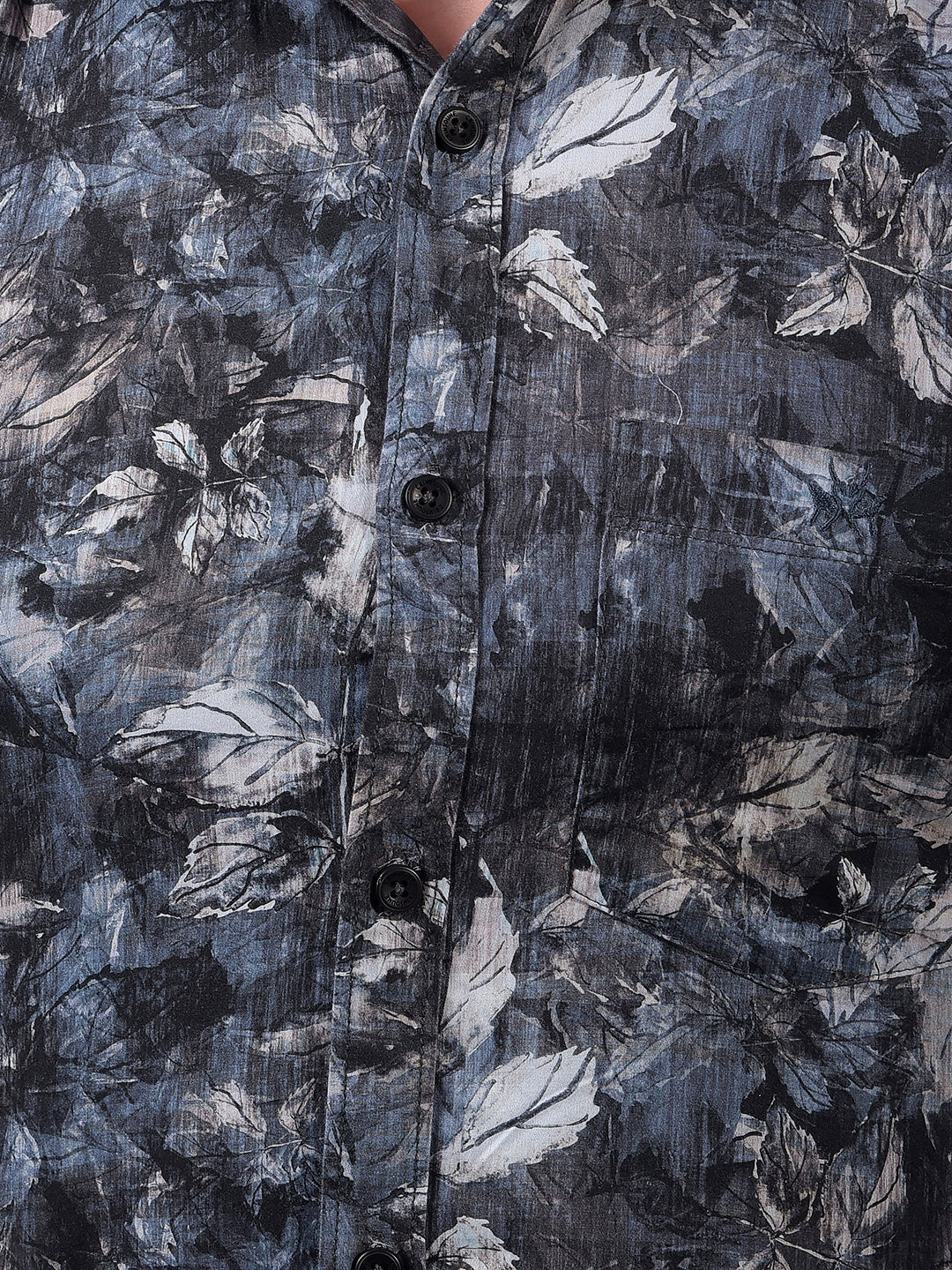 Multi-Color Floral Print Linen Shirt-Men Shirts-Crimsoune Club