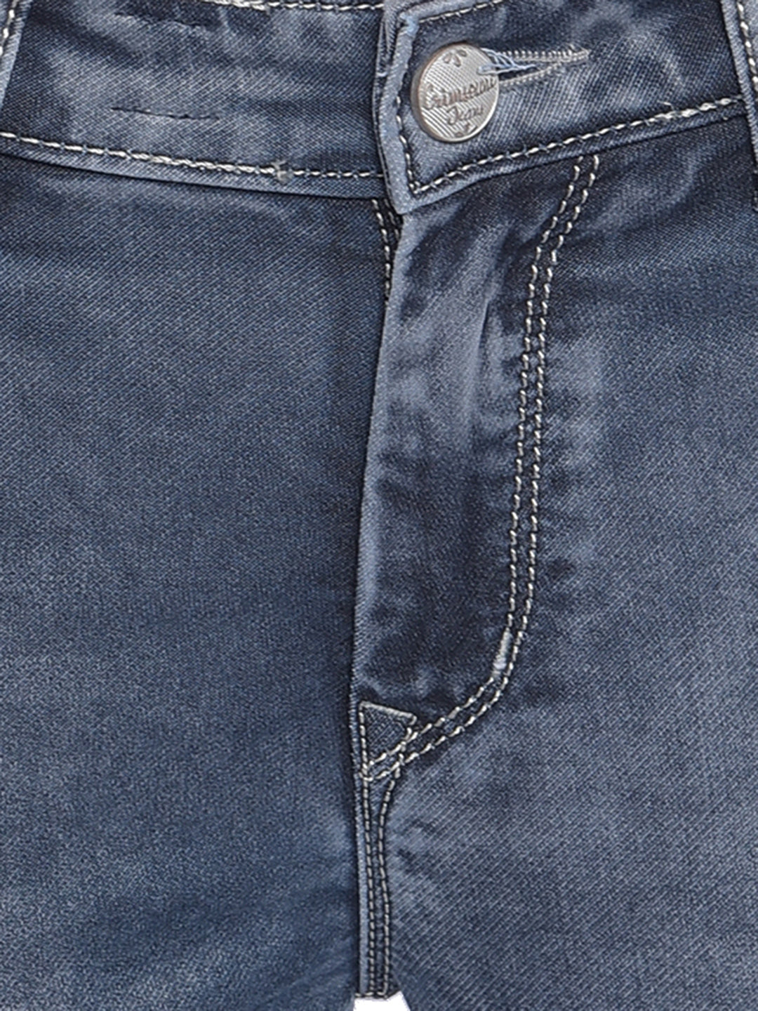 Blue Light Fade Skinny Jeans-Women Jeans-Crimsoune Club