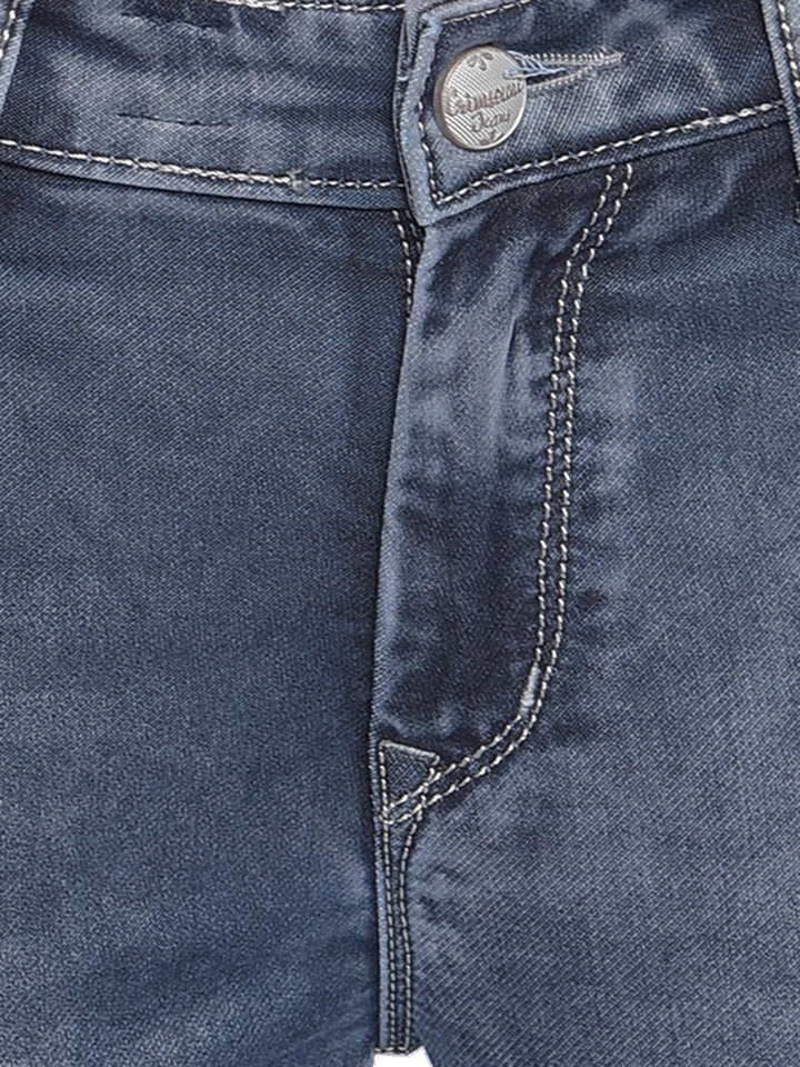 Blue Light Fade Skinny Jeans-Women Jeans-Crimsoune Club