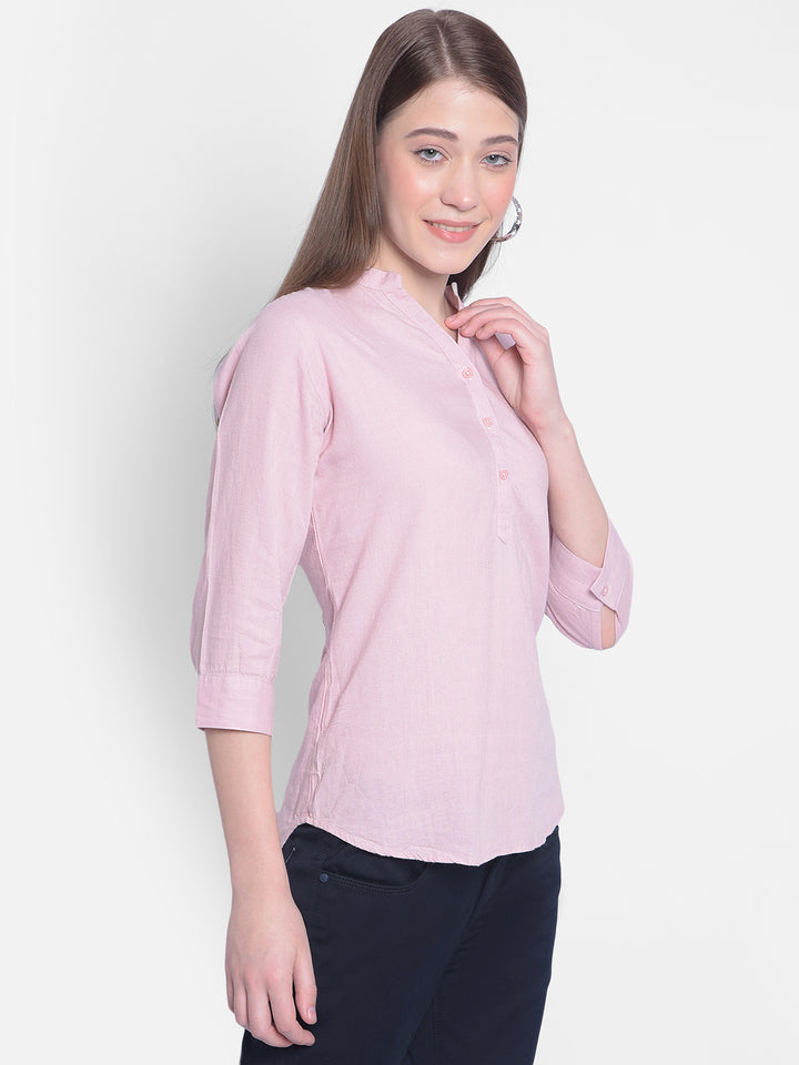 Pink Top-Women Tops-Crimsoune Club