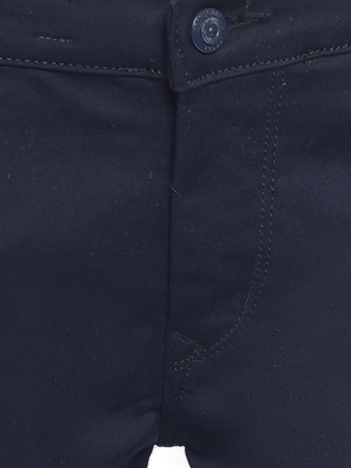 Navy Blue Skinny Jeans-Women Jeans-Crimsoune Club