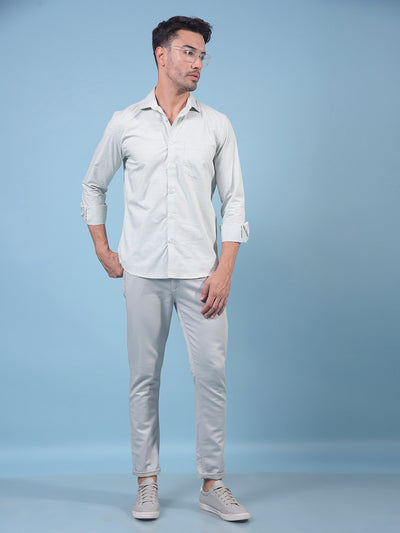 Men's Green Trousers-Men Trousers-Crimsoune Club