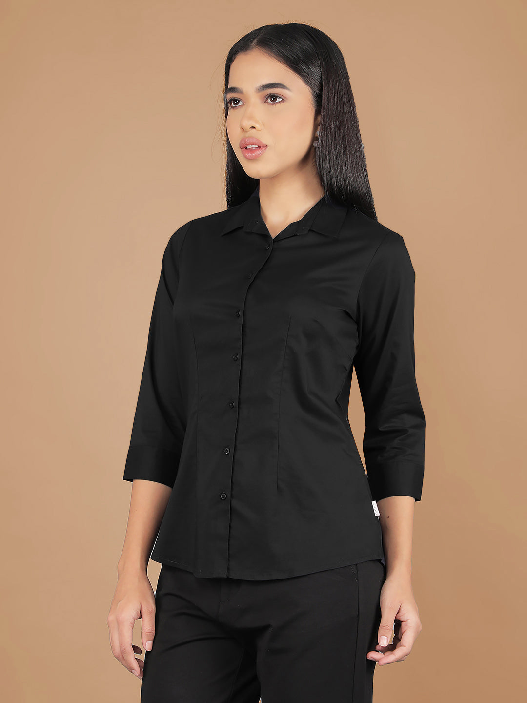 Black Shirt-Women Shirts-Crimsoune Club