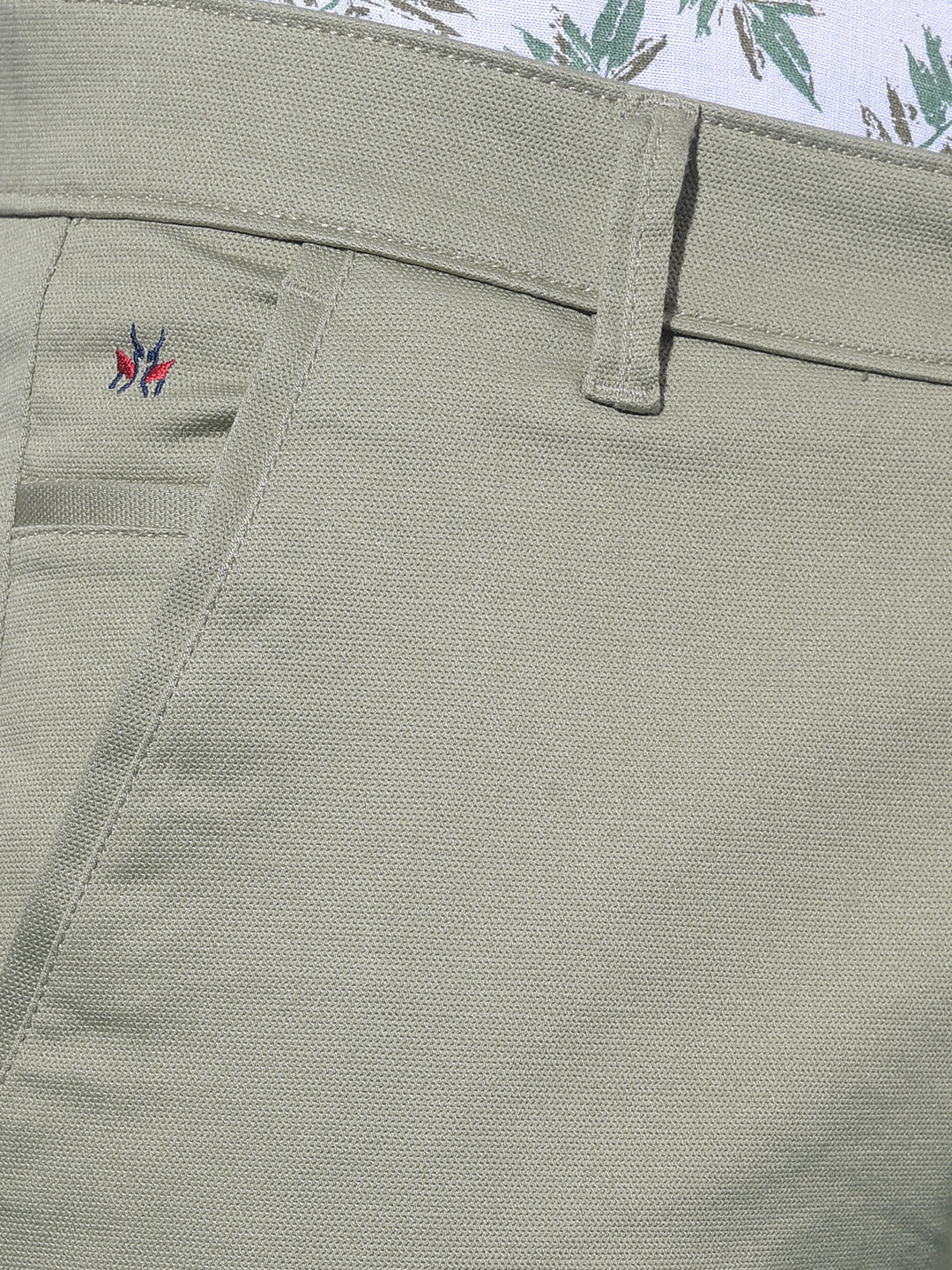 Olive Chinos Trousers-Men Trousers-Crimsoune Club