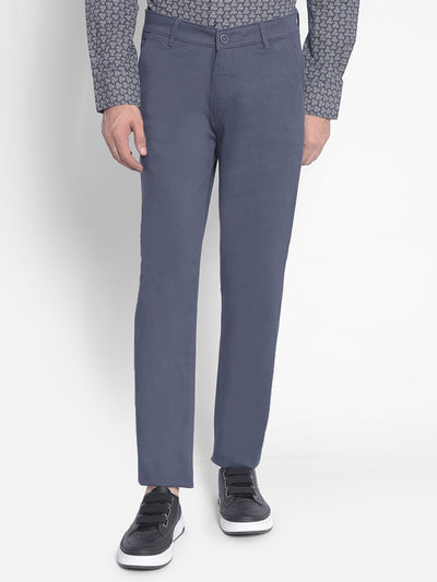 Blue Trousers-Men Trousers-Crimsoune Club