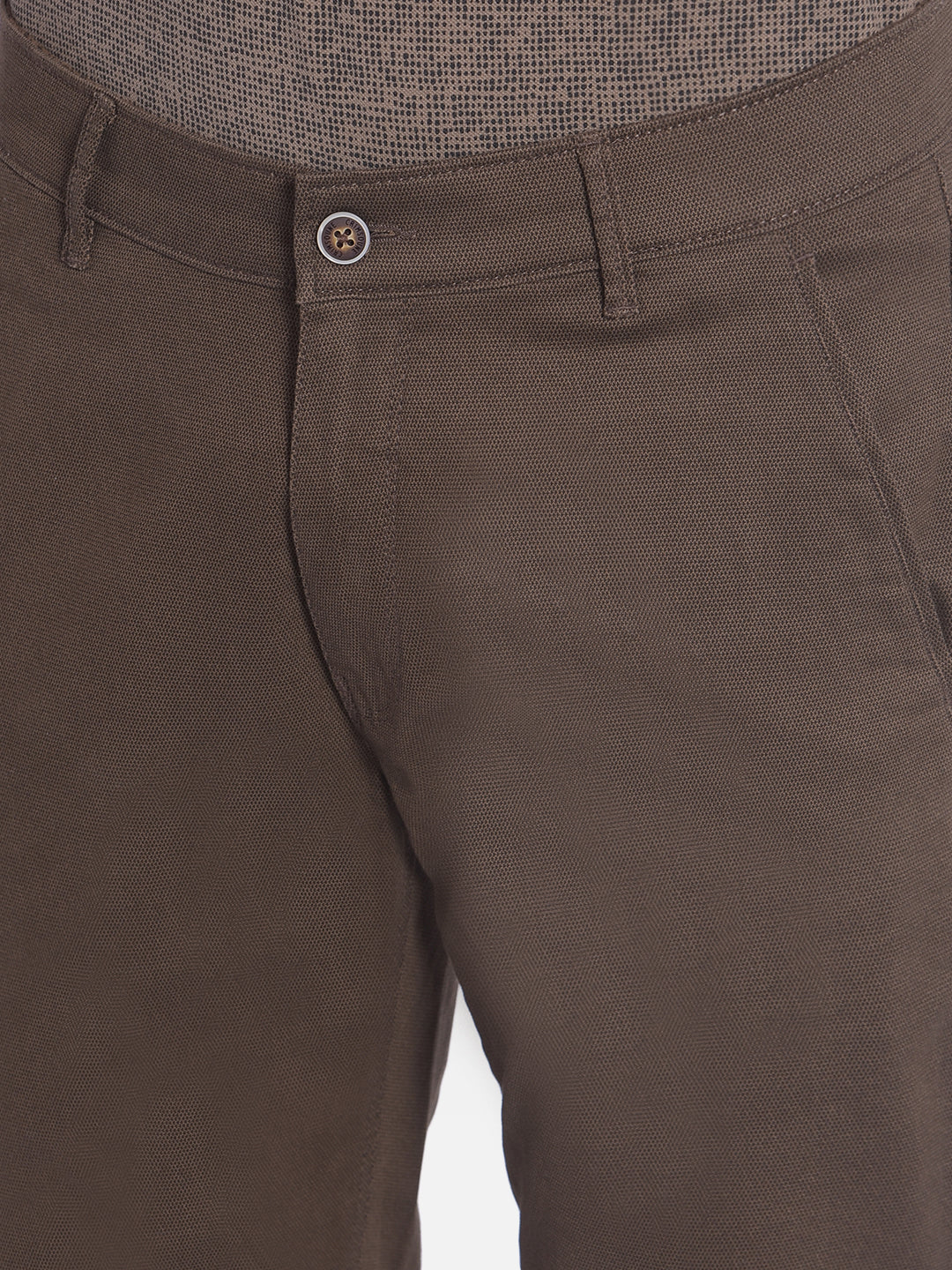 Brown Trousers-Men Trousers-Crimsoune Club