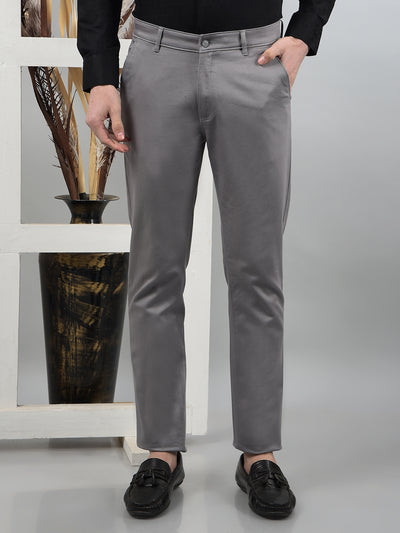 Grey Trousers-Men Trousers-Crimsoune Club