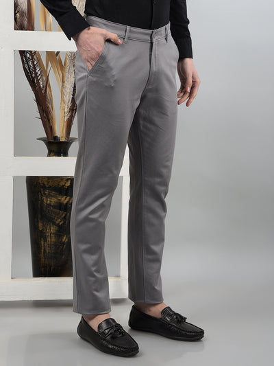 Grey Trousers-Men Trousers-Crimsoune Club