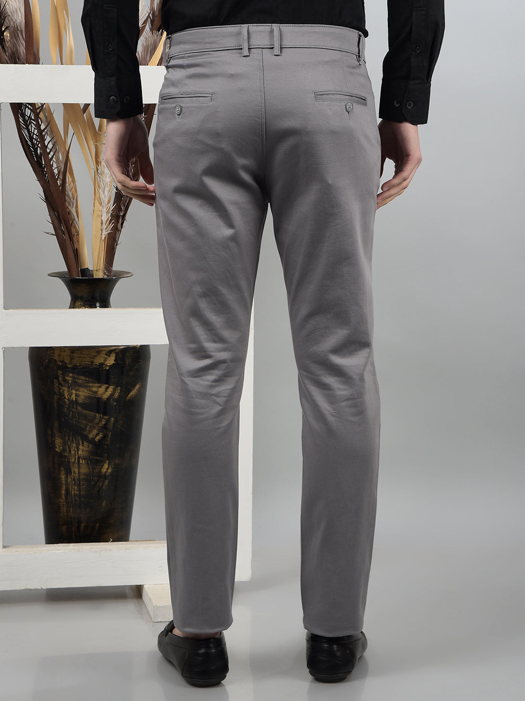 Grey Trousers-Men Trousers-Crimsoune Club