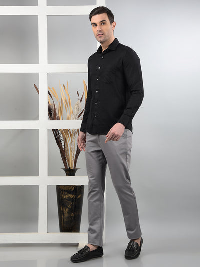 Grey Trousers-Men Trousers-Crimsoune Club