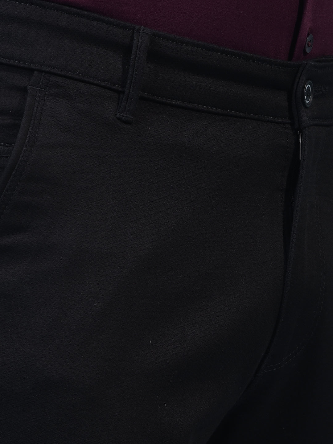Men's Black Trousers-Men Trousers-Crimsoune Club