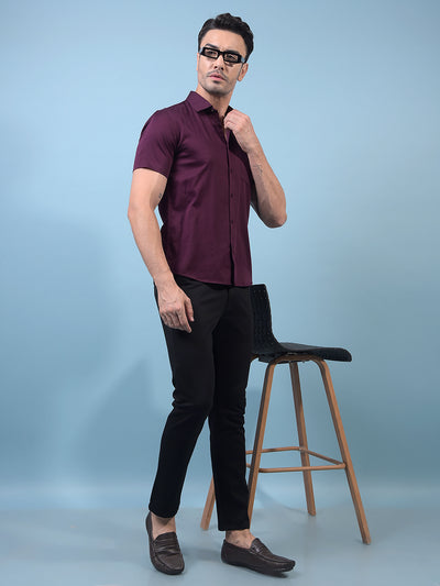 Men's Black Trousers-Men Trousers-Crimsoune Club