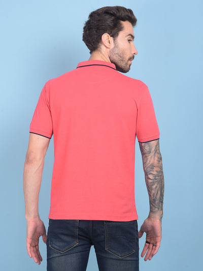 Red T-Shirt-Men T-shirts-Crimsoune Club