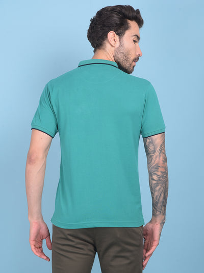 Green T-Shirt-Men T-shirts-Crimsoune Club