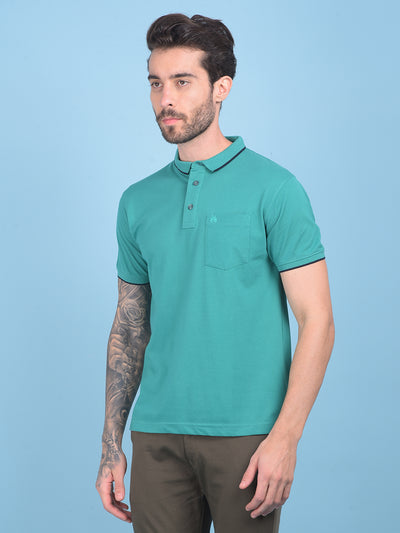 Green T-Shirt-Men T-shirts-Crimsoune Club