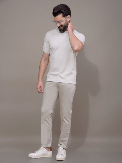 Green Polo Neck T-Shirt-Men T-Shirts-Crimsoune Club