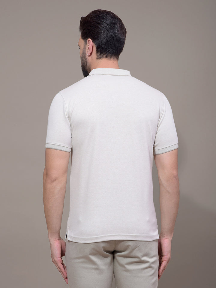 Green Polo Neck T-Shirt-Men T-Shirts-Crimsoune Club