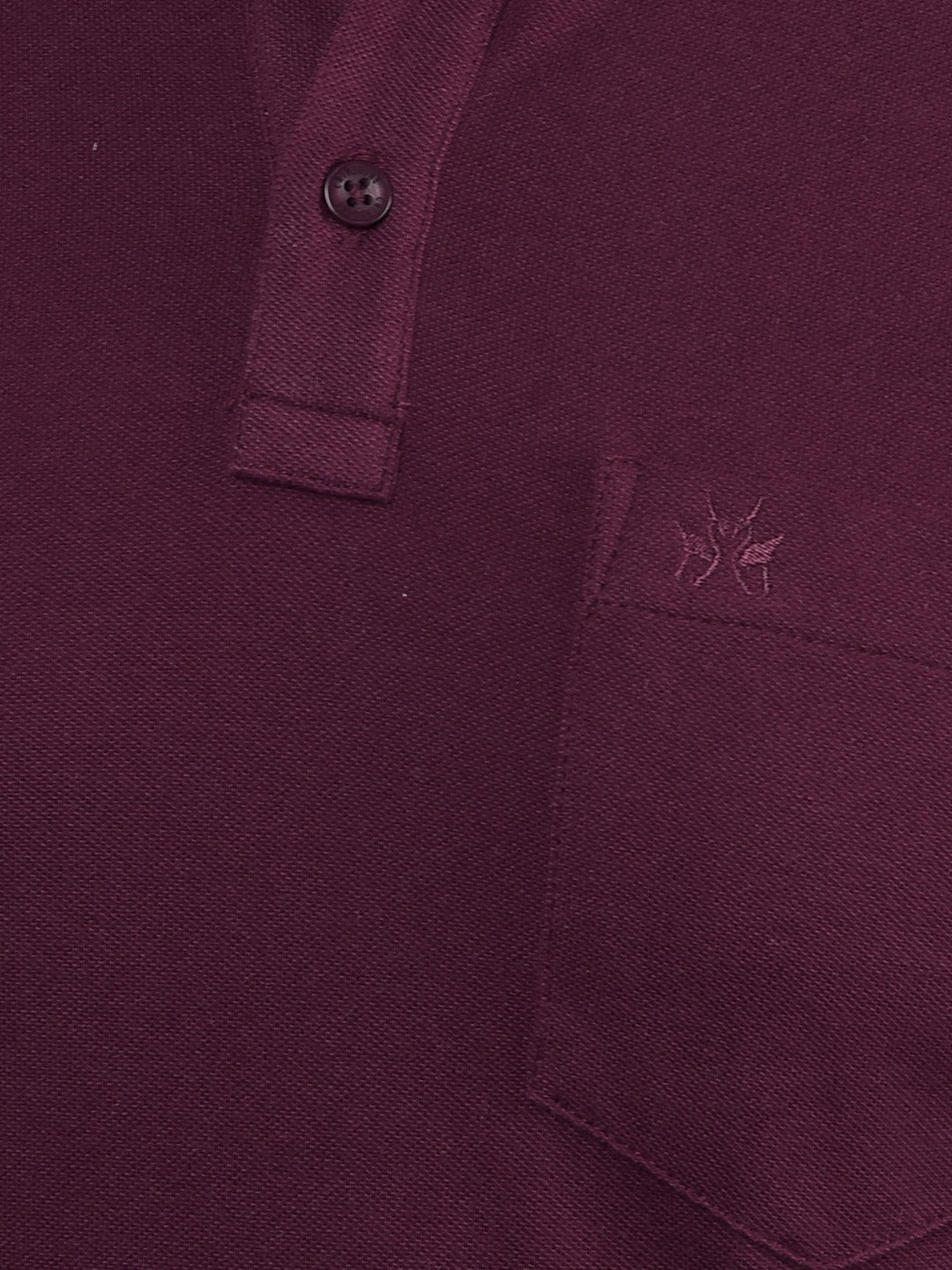 Wine Polo-Neck T-Shirt-Men T-Shirts-Crimsoune Club