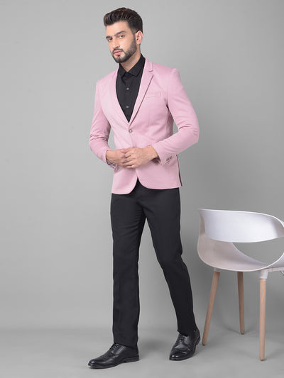 Dusty Pink Blazer-Men Blazers-Crimsoune Club