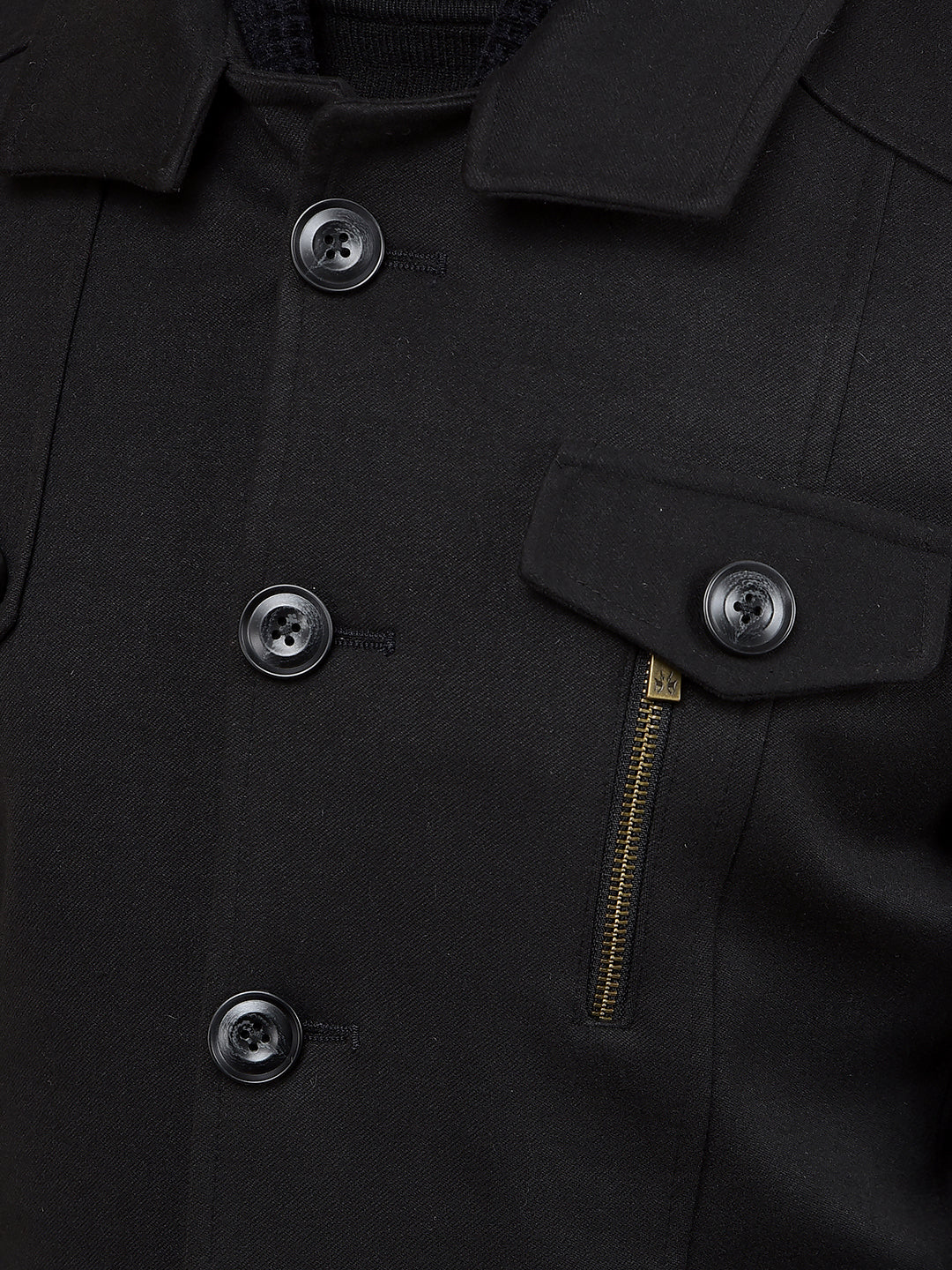Black Overcoat-Men Coats-Crimsoune Club