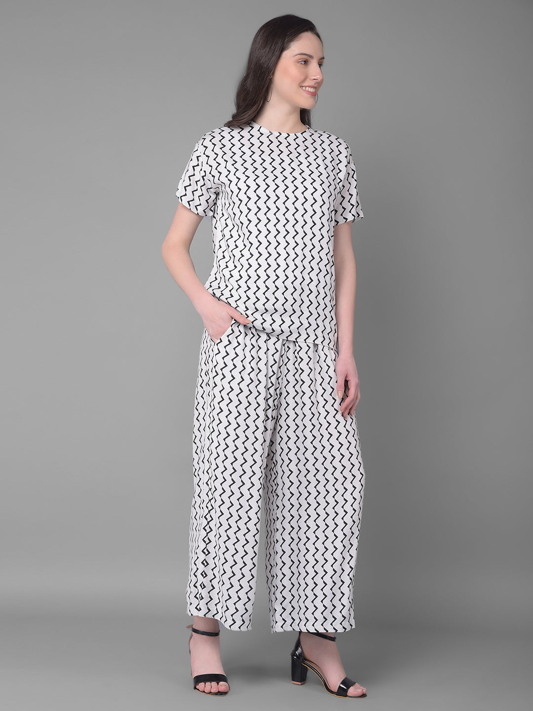 White Set Co-Ord-Women Set Co-ords-Crimsoune Club