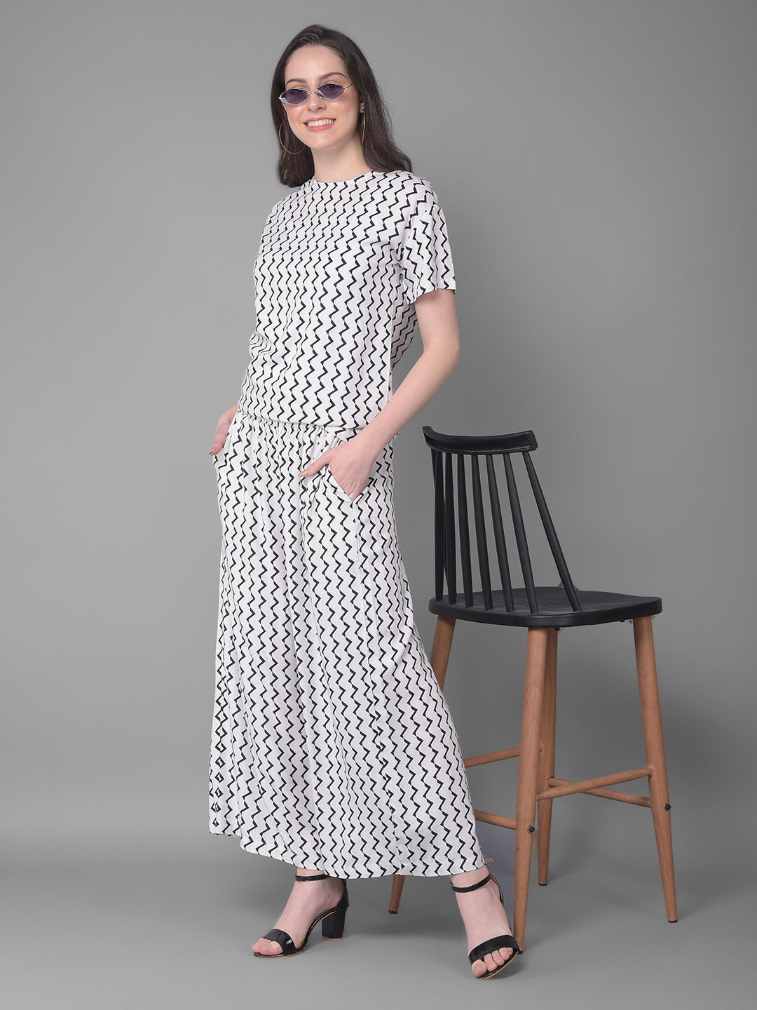 White Set Co-Ord-Women Set Co-ords-Crimsoune Club