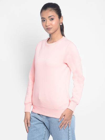 Pink Printed SweatShirts-Women SweatShirtss-Crimsoune Club