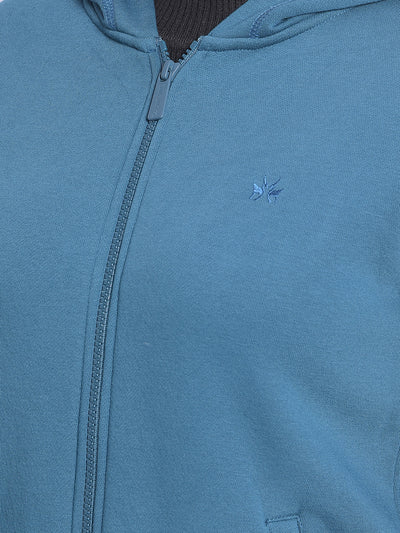Navy Blue Sweatshirt-Women Sweatshirts-Crimsoune Club